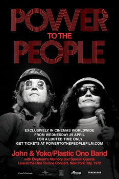 Poster for Power To The People: John & Yoko Live in NYC